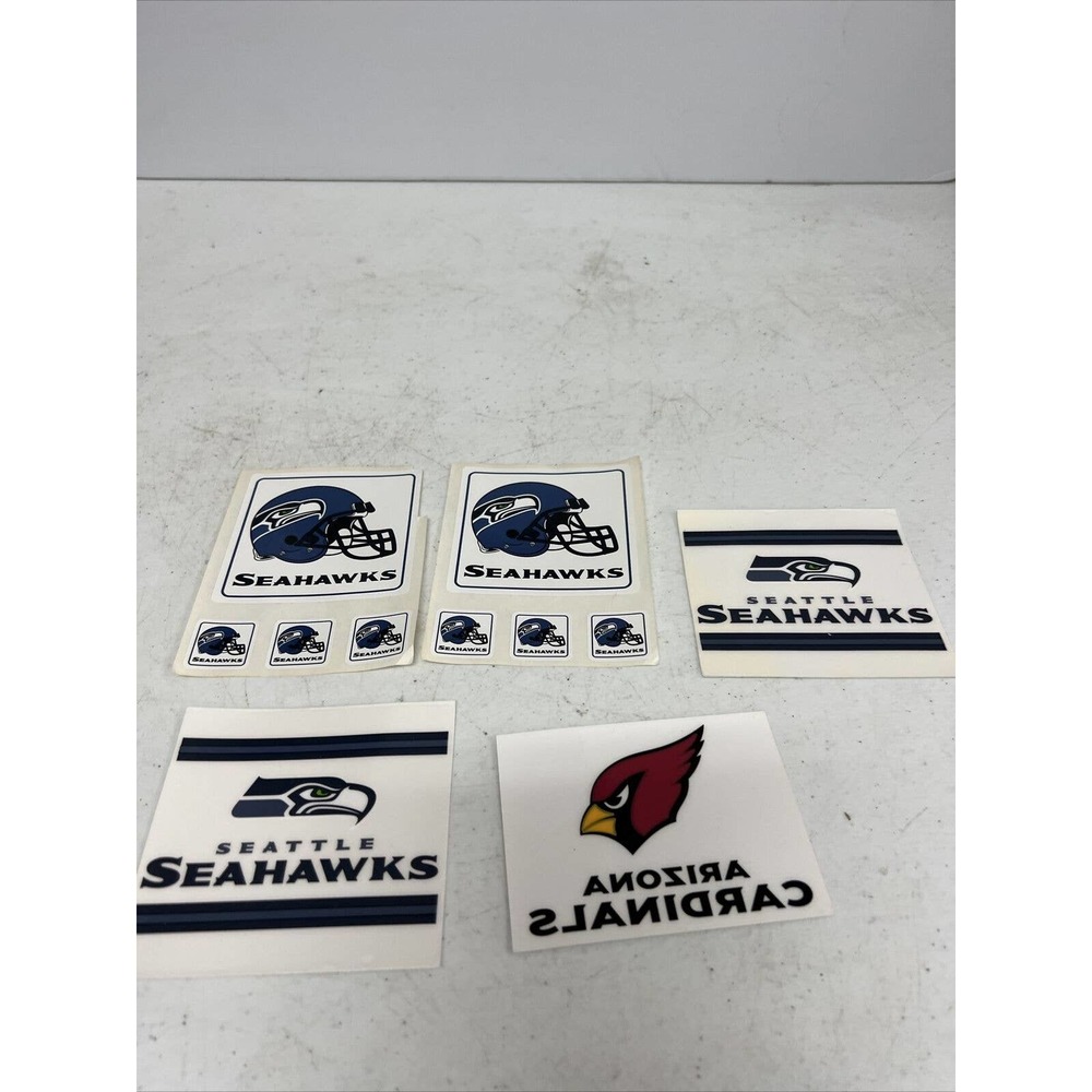 VTG NFL stickers Seattle Seahawks Arizona Cardinals